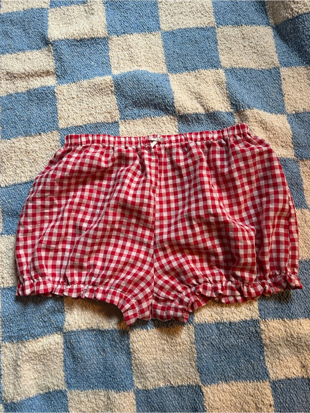 Women’s red gingham bloomer